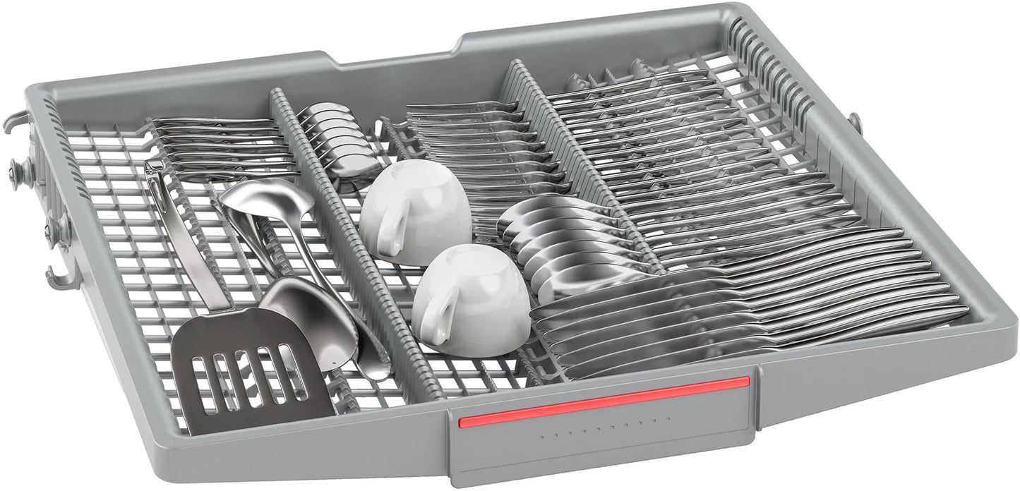 Bosch Serie 4, Teilintegrierter Geschirrspüler, 60 cm, Edelstahl SMI4HCS08E
