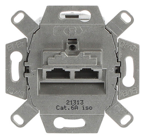 BUSCH-JAEGER 0218/12-101 UAE-Eins.RJ45 Cat.6a 8/8-pol