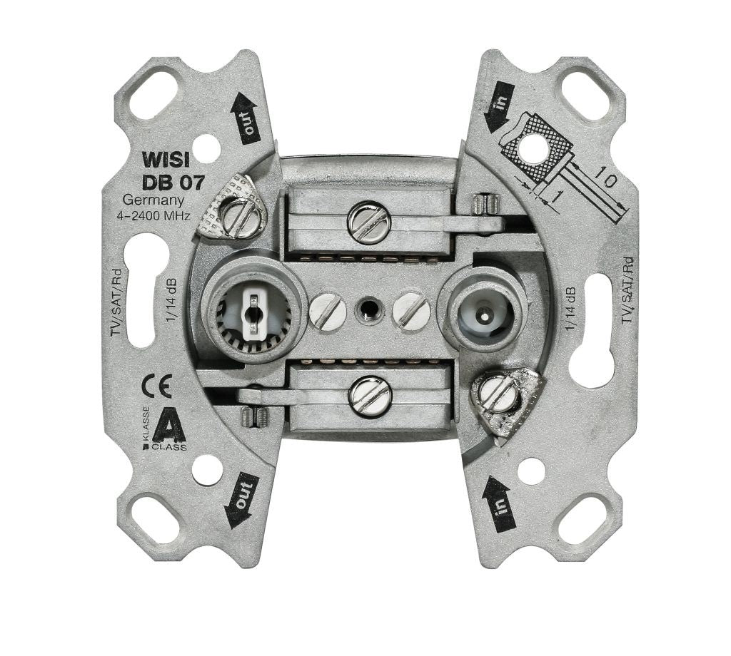 WISI DB 07 Universal Durchgangsdose 14dB