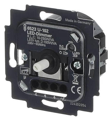 BUSCH-JAEGER 6523 U-102 Busch-Drehdimmer LED 2-100W