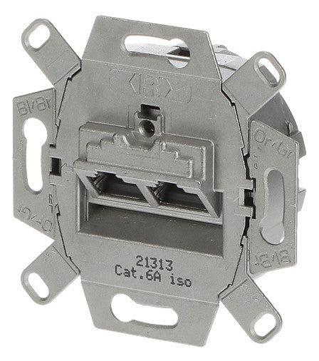 BUSCH-JAEGER 0218/12-101 UAE-Eins.RJ45 Cat.6a 8/8-pol