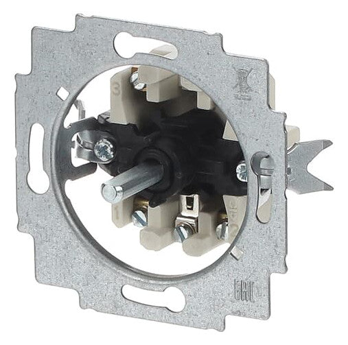 BUSCH-JAEGER 2713 U Jalousie Drehschalter zum Stellen von 3 Zuständen u. a. auch für Bewegungsmelder On/Off/Sensorbetrieb