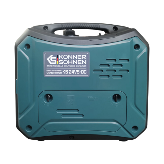 "Könner & Söhnen" Gleichstromgenerator KS 24VS-DC - Benzinmotor - 1.6kW Nennleistung