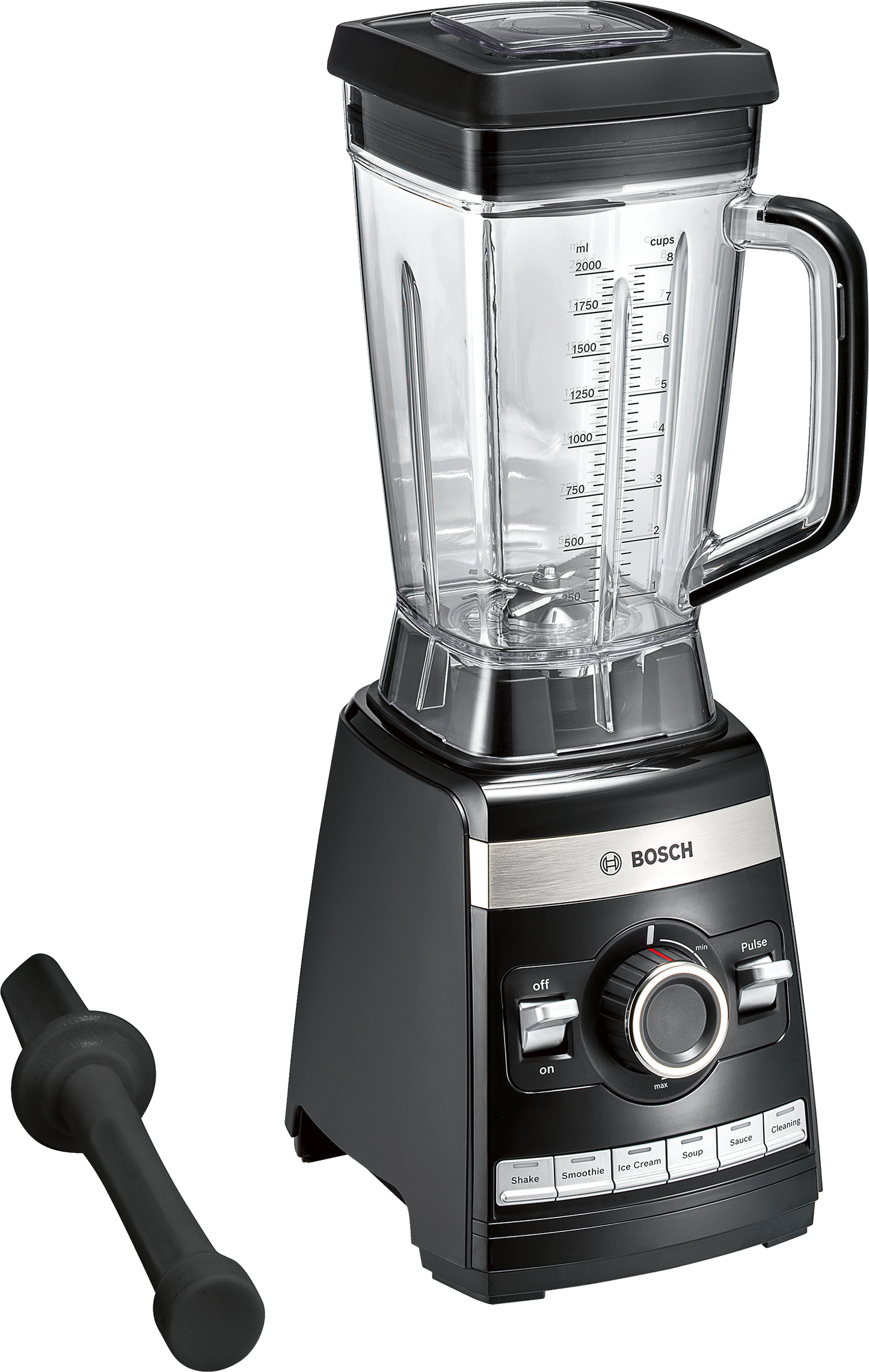 Bosch High speed Standmixer VitaBoost 1600 W Schwarz, MMBH6P6BDE