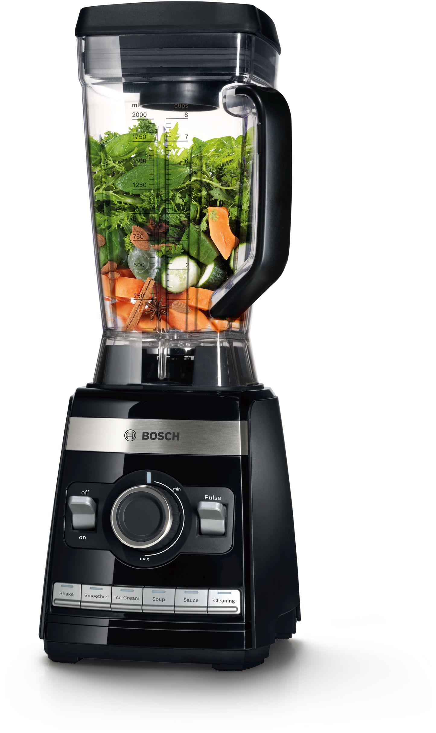 Bosch High speed Standmixer VitaBoost 1600 W Schwarz, MMBH6P6BDE