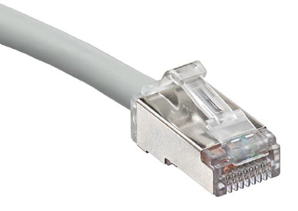 LEVITON Patchkabel Cat.6A S/FTP LSZH grau 5m