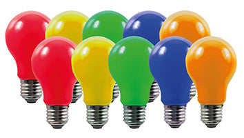 Scharnberger+Hasenbein LED Allgebrauchsform-Sortiment E27 3W je 2x rot,gelb,grün,blau,orange