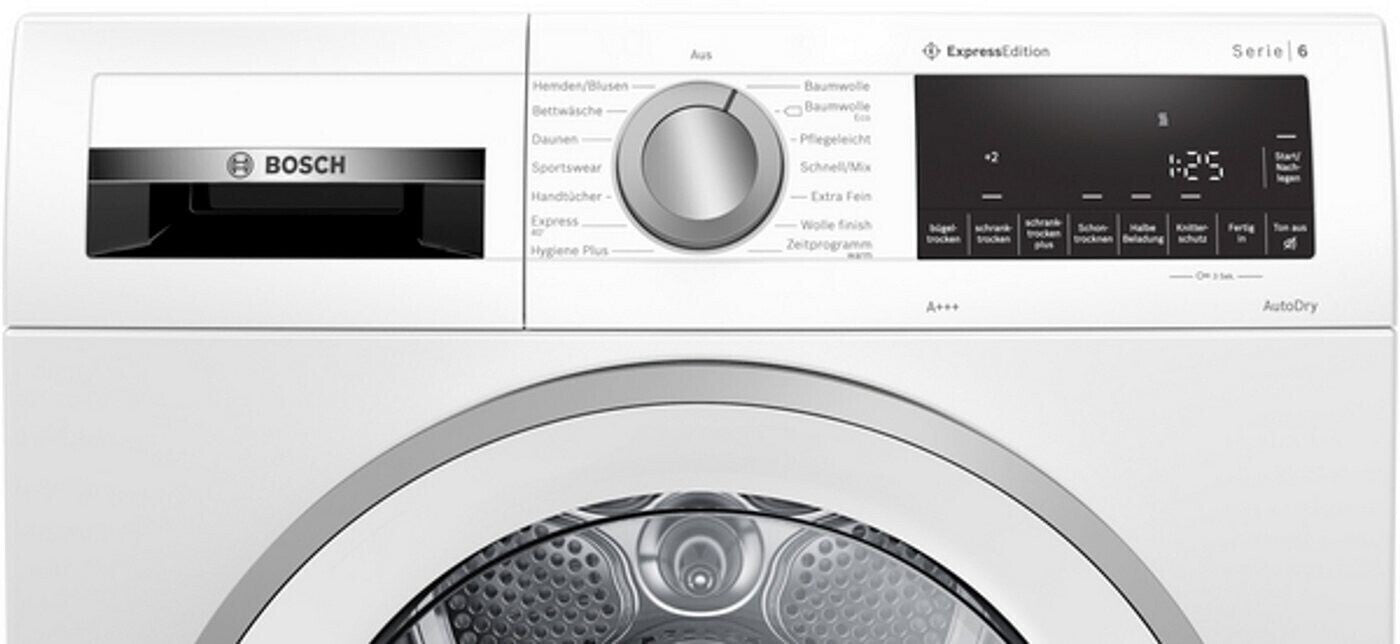 Angebot: Bosch WQG233DH0 Wäschetrockner Wärmepumpe EEK A+++ 8 kg