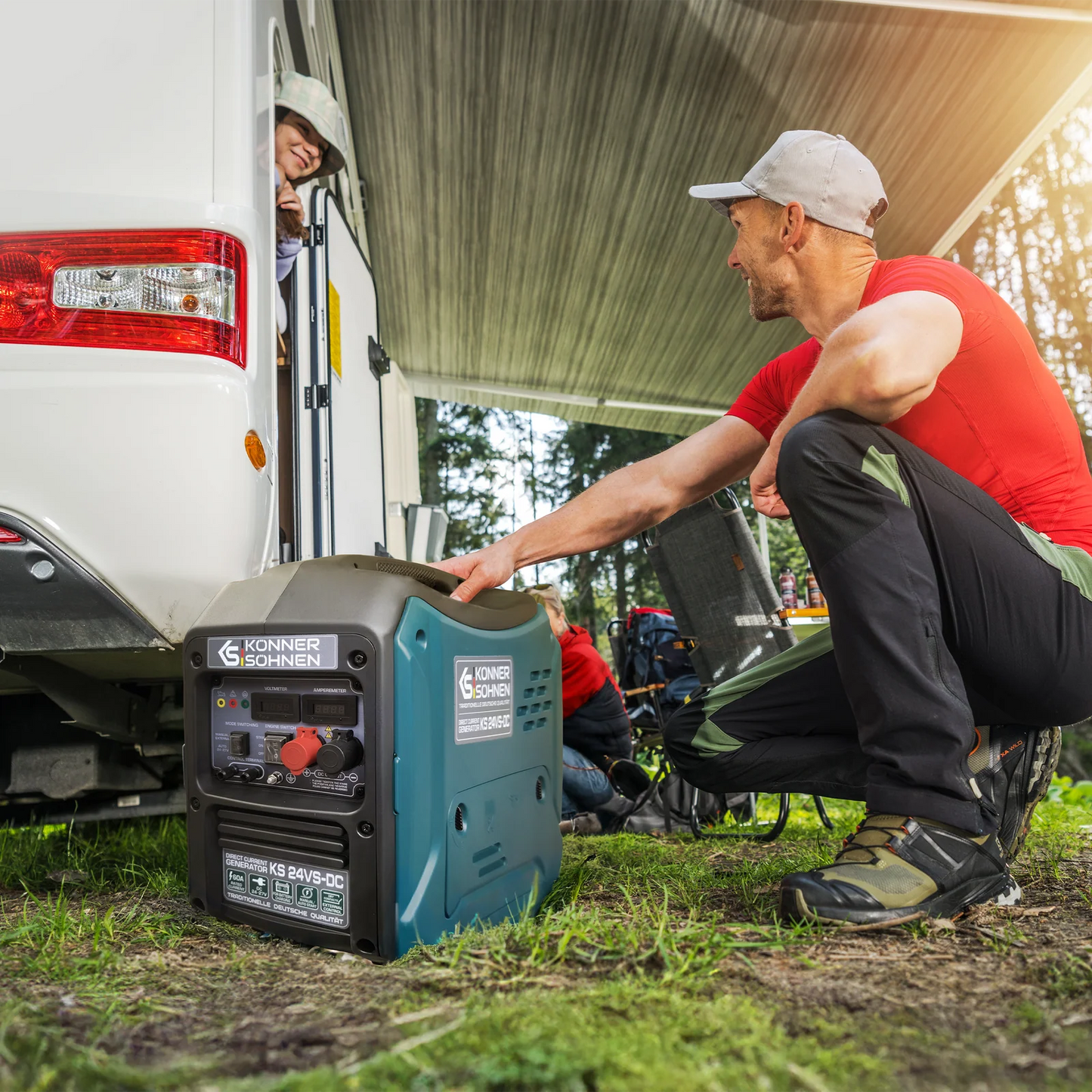 "Könner & Söhnen" DC generator KS 24VS-DC - gasoline engine - 1.6kW rated power