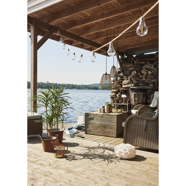 Star Trading LED-Solar-Dekoration "Oxicat", sitzende Katze Rost, Metall, ca. 25x30 cm, ww LED, Akku, outdoor, Vierfarb-Karton