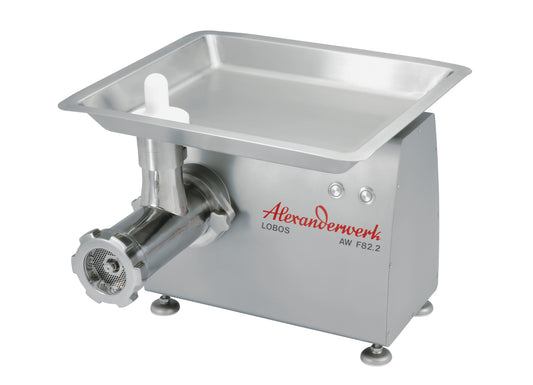 alexandersolia „Lobos“ AW F 82.2 Fleischwolf Tischgerät - Preis inkludiert 5-teiligen Schneidsatz
