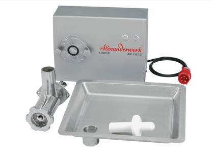 alexandersolia „Lobos“ AW F 82.2 Fleischwolf Tischgerät - Preis inkludiert 5-teiligen Schneidsatz