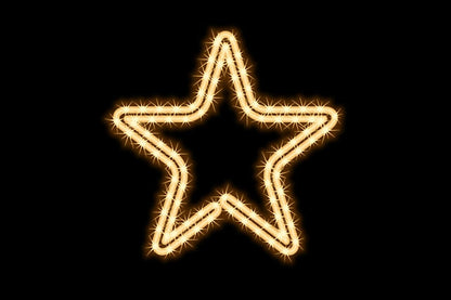 MK ILLUMINATION 160-018 LED Display Stern Ø 45cm 3W warmweiß inkl. Netzteil