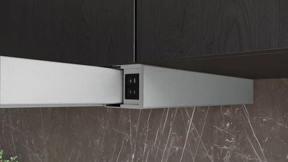 Siemens LI63LA526 iQ100 - Flachschirm-Dunsthaube - 60 cm - Silbermetallic + LZ46551 Edelstahl Griff