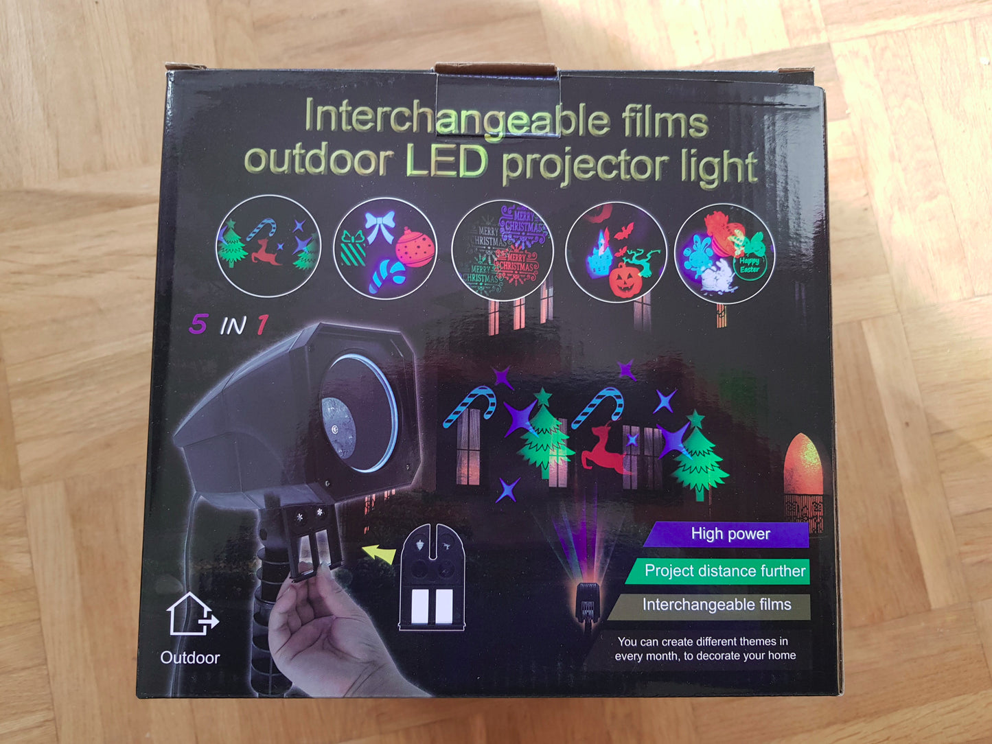 Licht: LED Projector HC-P604-12 Base (LED & Laser Licht + Motive)