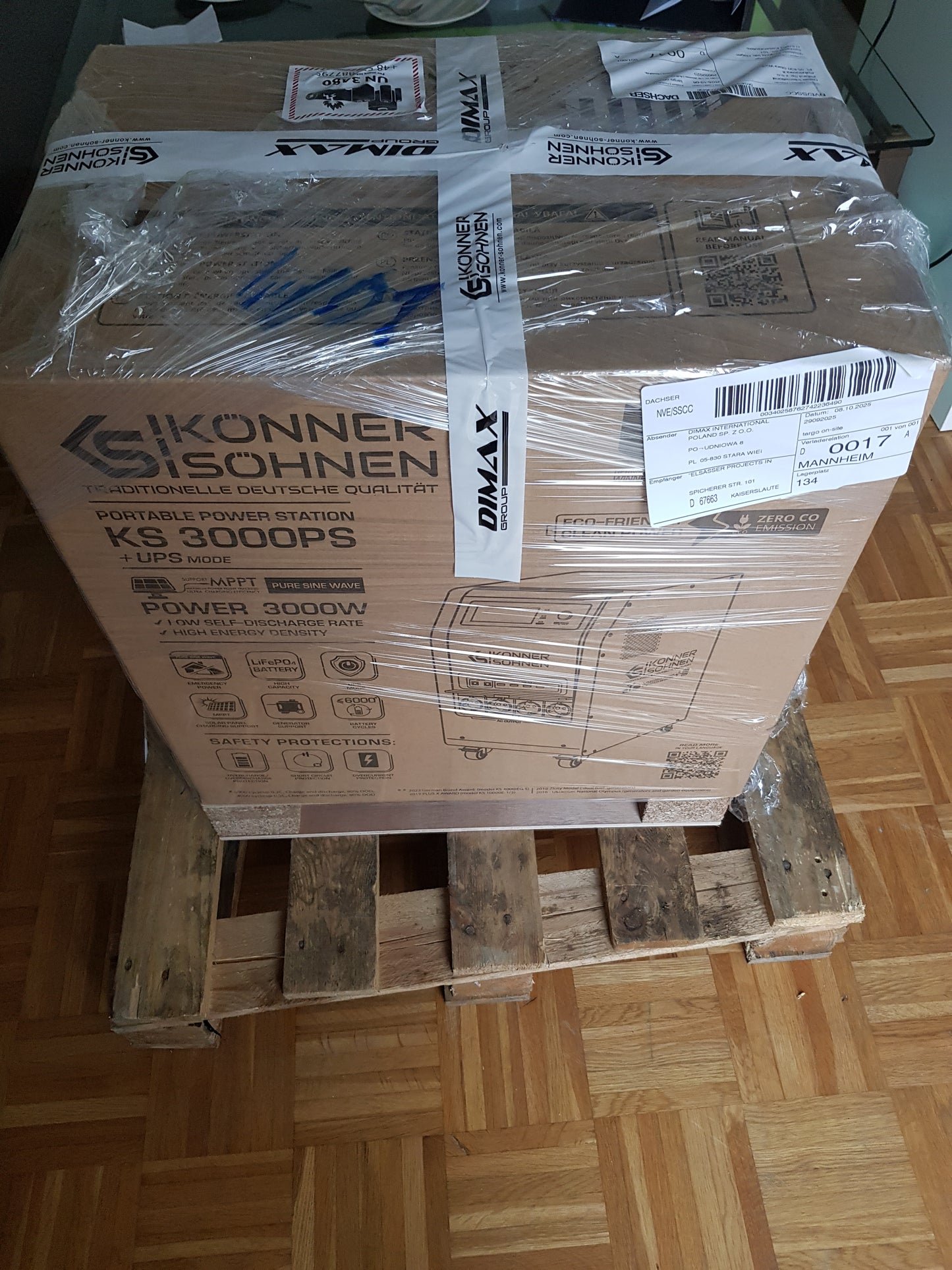 "Könner &amp; Söhnen" Portable Power Station KS 3000PS - 3200Wh 