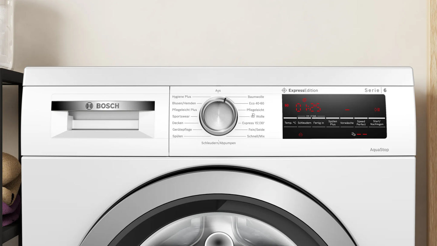 Sonderangebot: Bosch Serie 6 Waschmaschine WUU28TH1, unterbaufähig - Frontlader 8 kg 1400 U/min.