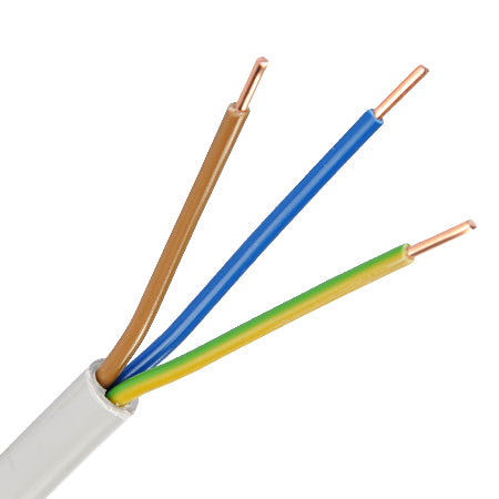 Elektroinstallation: Mantelleitung NYM-J 3x2,5mm² grau 50m Ring