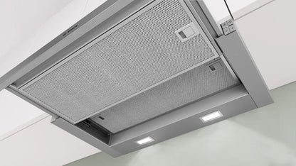 Bosch Dunstabzug DFL064A52 Flachschirm-Dunsthaube Serie 4 + DSZ4685 Griffleiste Edelstahl