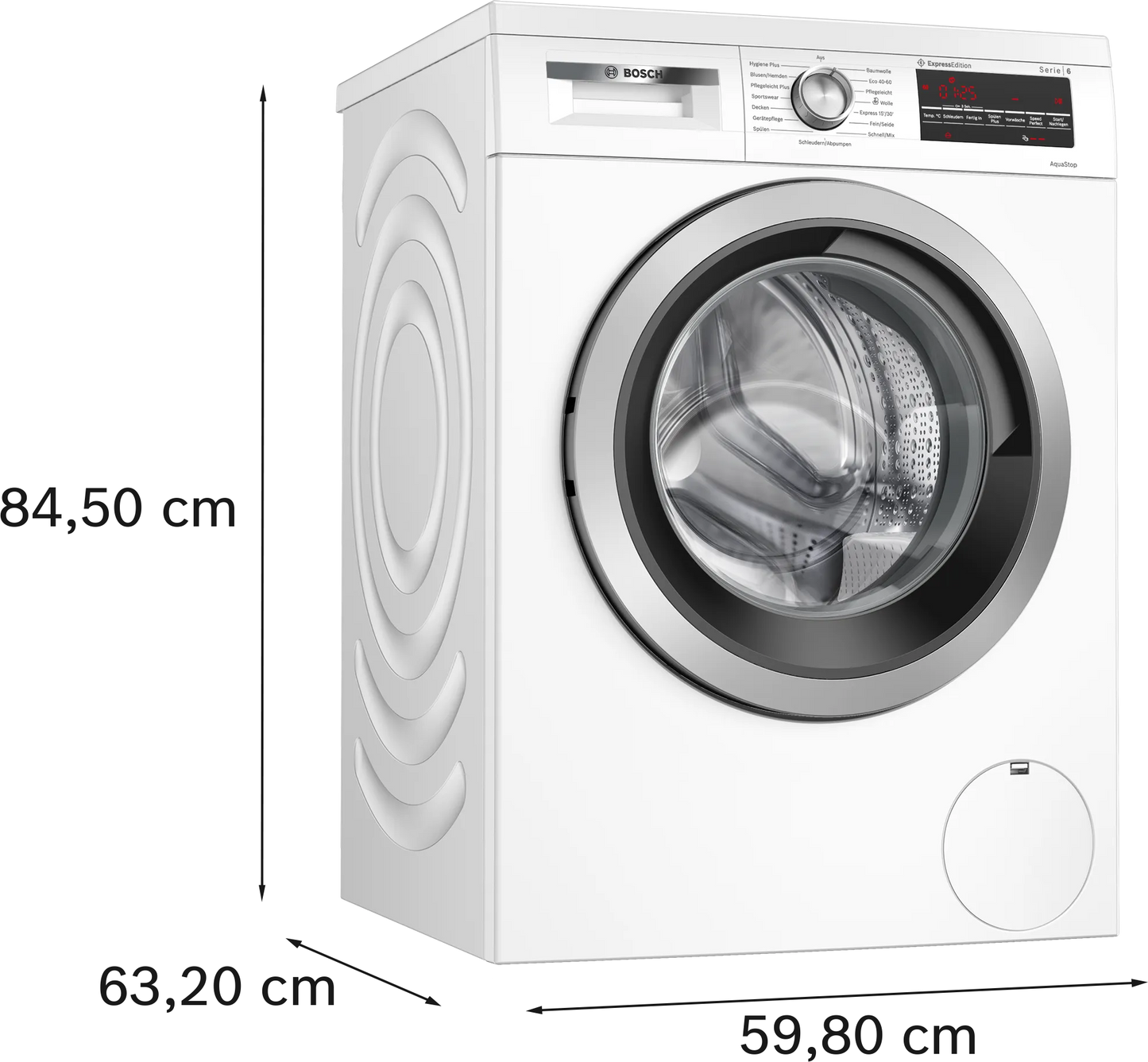 Sonderangebot: Bosch Serie 6 Waschmaschine WUU28TH1, unterbaufähig - Frontlader 8 kg 1400 U/min.
