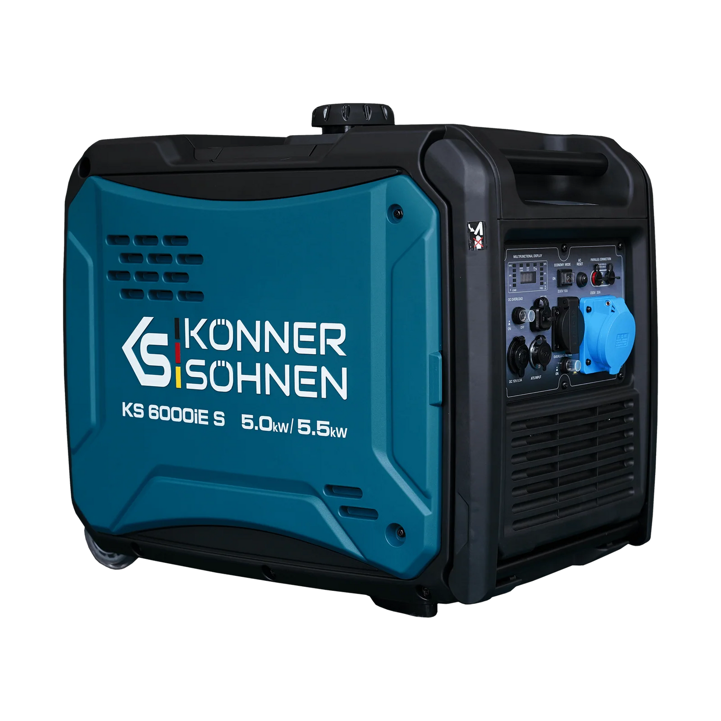 "Könner & Söhnen" Inverter-Generator KS 6000iE S - 5kW Nennleistung - Benzinmotor - 230V