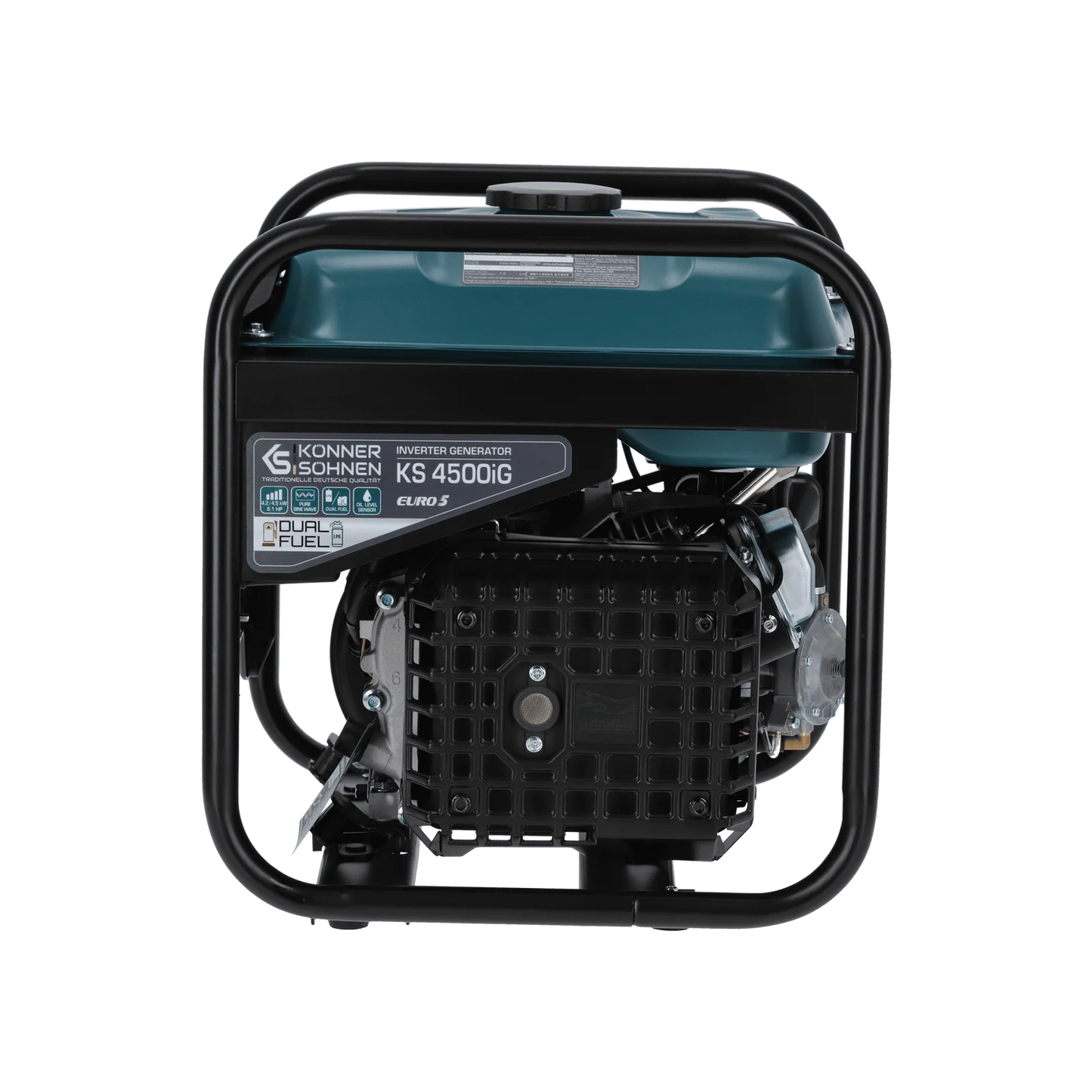"Könner & Söhnen" Dual-Inverter-Generator KS 4500iG - 4.2kW Nennleistung - Benzin / Gas Motor - 230V