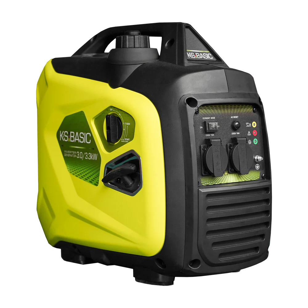 "Könner & Söhnen" Inverter-Benzingenerator KSB 33i S - 3kW Nennleistung - Benzinmotor - 230V