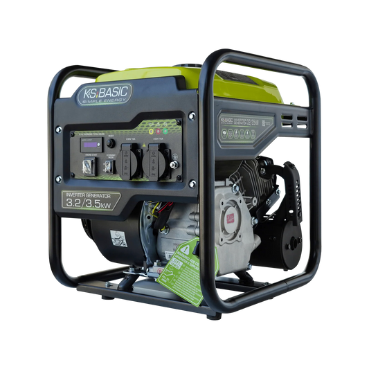"Könner &amp; Söhnen" Inverter Generator KSB 35i - 3.2kW Rated Power - Petrol Engine - 230V