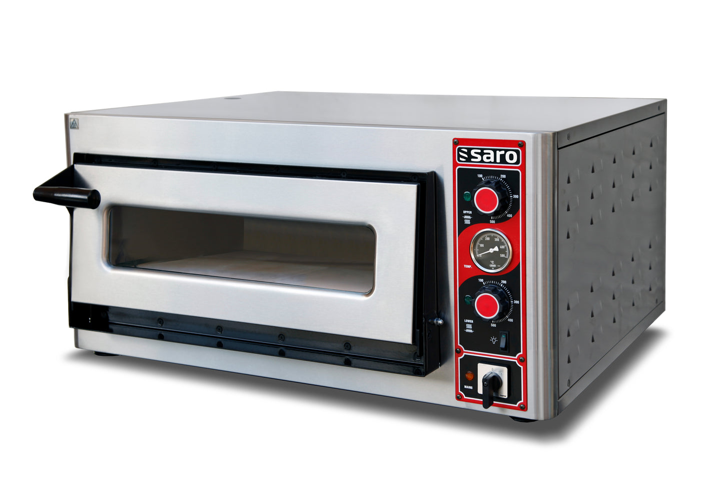 SARO Pizzaofen Modell FABIO 1620 - Platz für 1x4 Pizzen à Ø 30cm