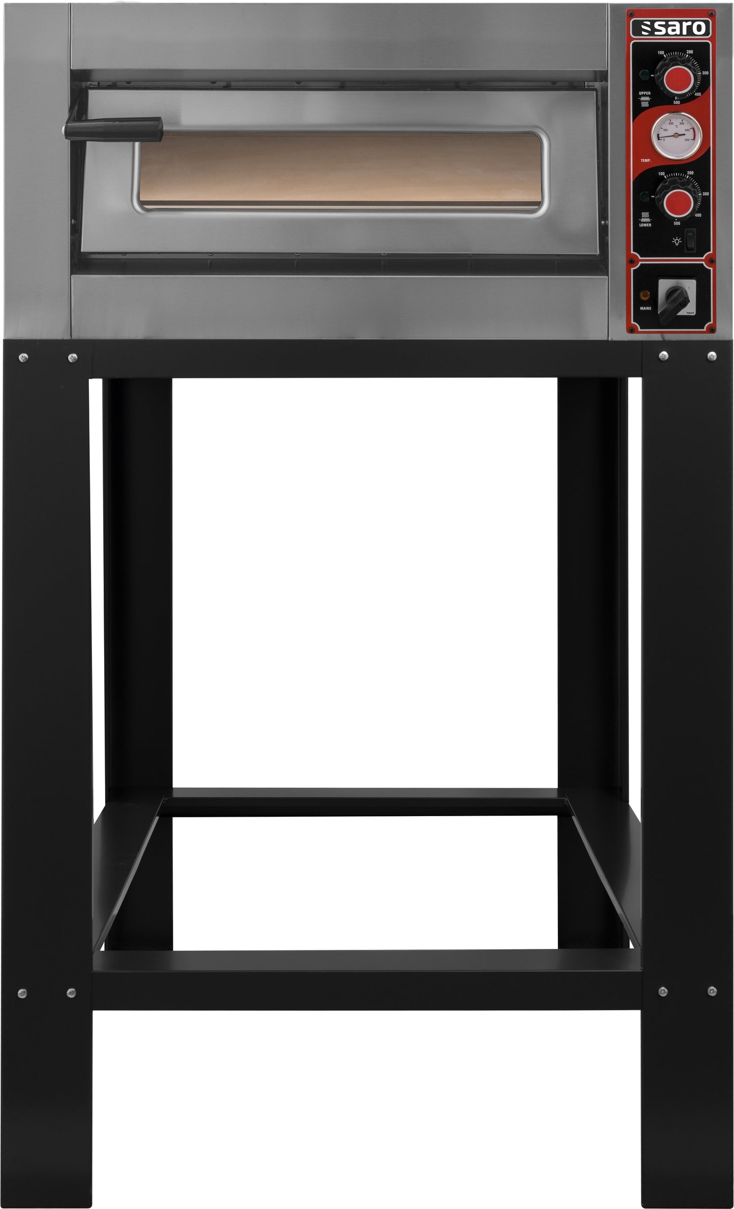 SARO Pizzaofen Modell FABIO 1620 - Platz für 1x4 Pizzen à Ø 30cm