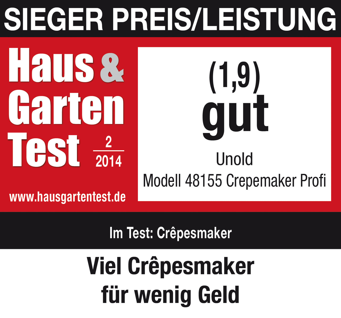 Unold Crêpesmaker Profi -  48155
