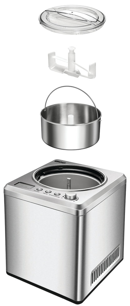 Angebot: Unold 48872 Eismaschine Exklusiv 2L 180W edelstahl