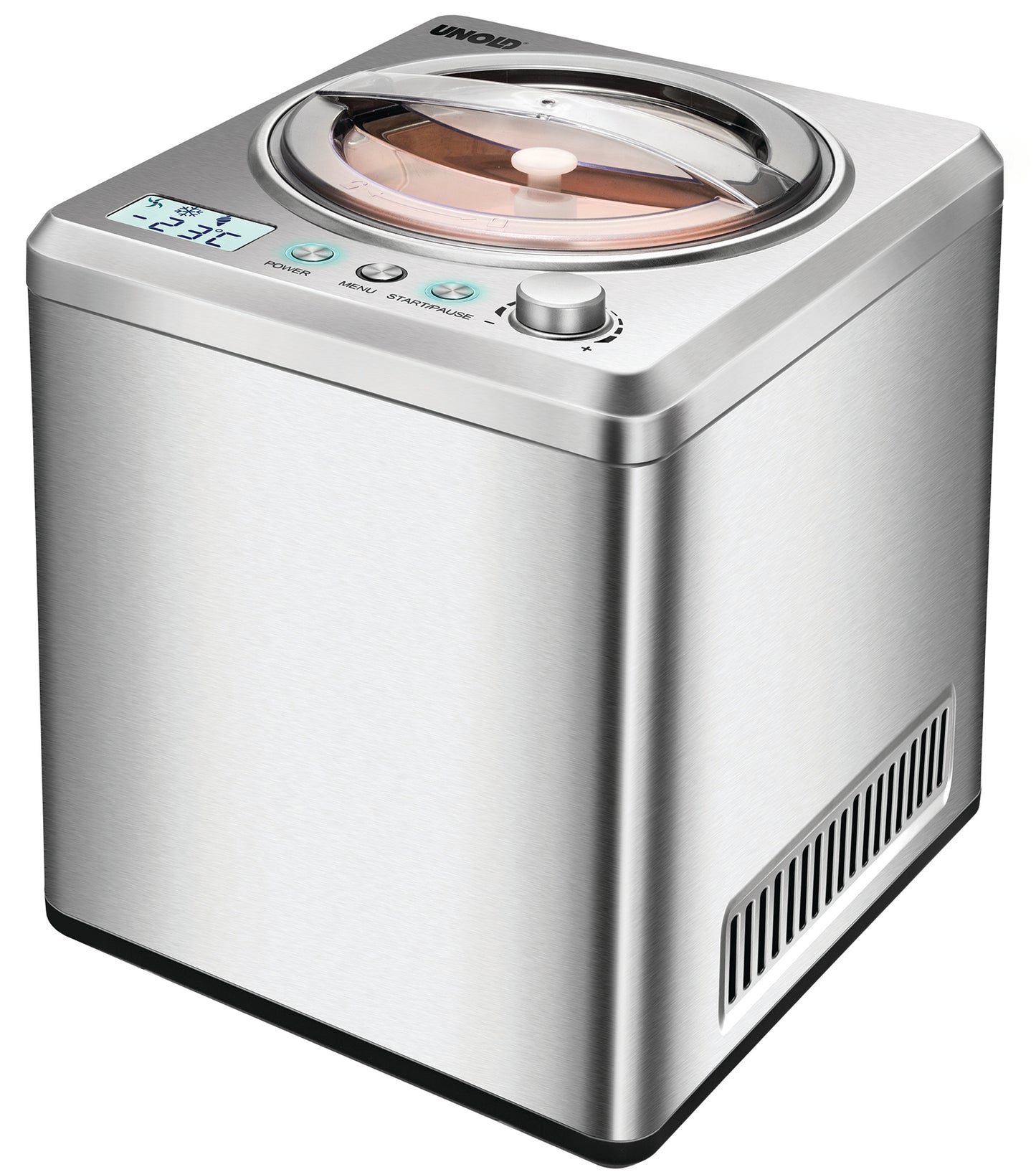 Angebot: Unold 48872 Eismaschine Exklusiv 2L 180W edelstahl