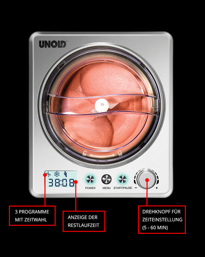 Angebot: Unold 48872 Eismaschine Exklusiv 2L 180W edelstahl