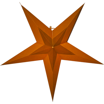 Star Trading Papierstern "Diva" ca. 60 cm Ø, Samtstern in der Mitte, ohne Kabel und Fassung,Vierfarb-Karton