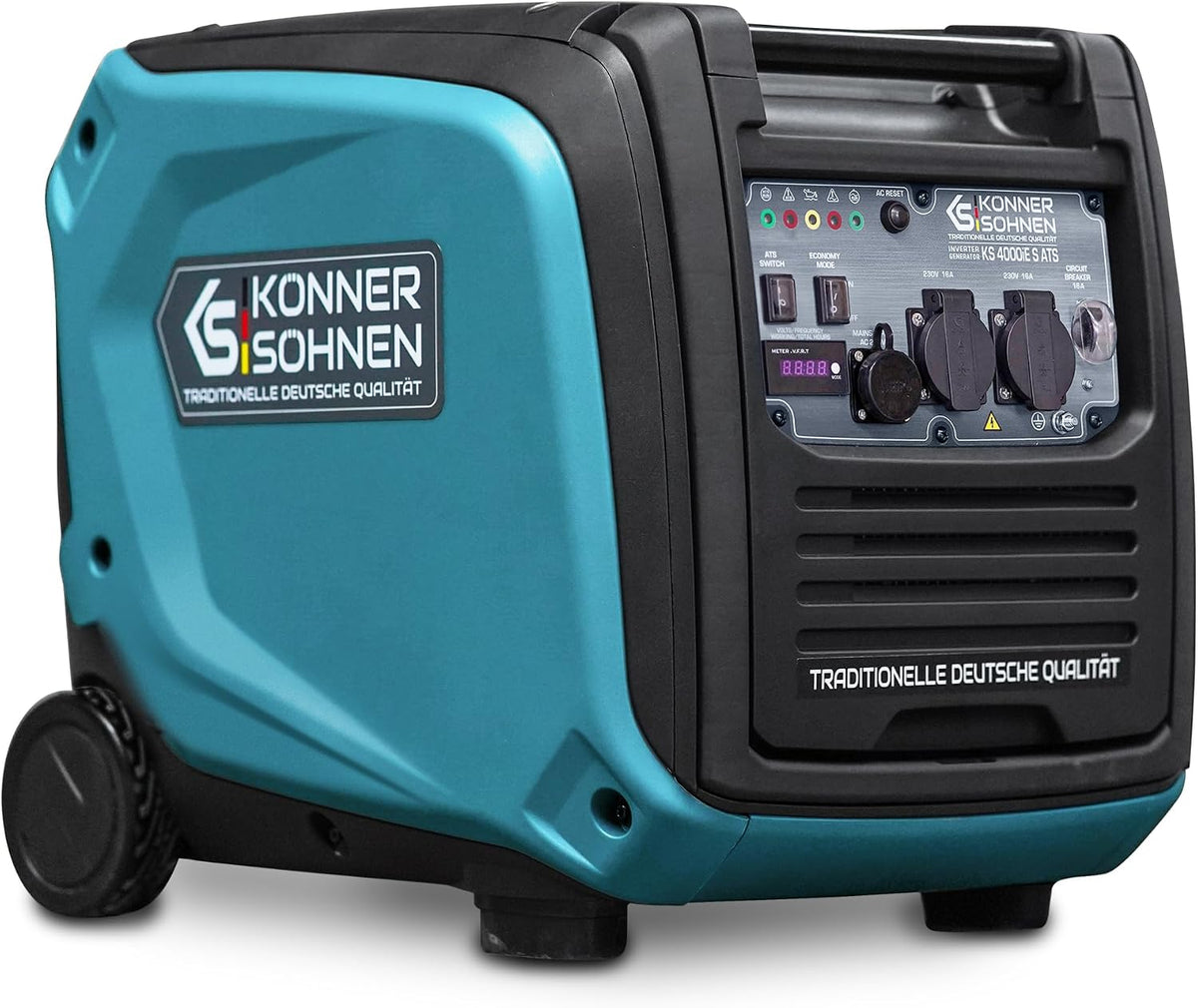 "Könner & Söhnen" Inverter-Generator KS 4000iE S ATS - 4kW Nennleistung - Benzinmotor - 230V
