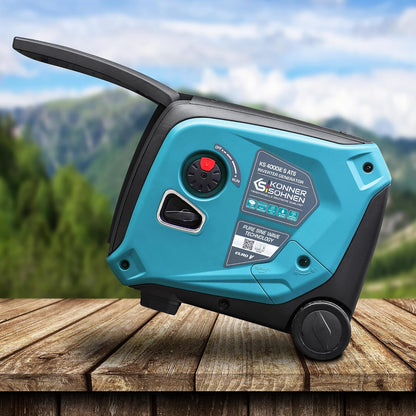 "Könner & Söhnen" Inverter-Generator KS 4000iE S ATS - 4kW Nennleistung - Benzinmotor - 230V