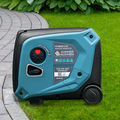 "Könner & Söhnen" Inverter-Generator KS 4000iE S ATS - 4kW Nennleistung - Benzinmotor - 230V