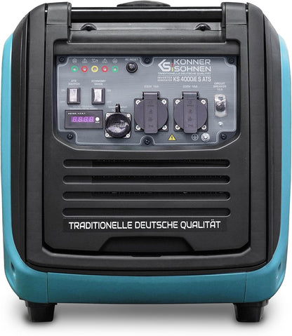 "Könner & Söhnen" Inverter-Generator KS 4000iE S ATS - 4kW Nennleistung - Benzinmotor - 230V