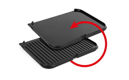 Rommelsbacher BBQ 2025 Tischgrill ed/sw 2000W 2 Grillplatten 22,5x28,5cm