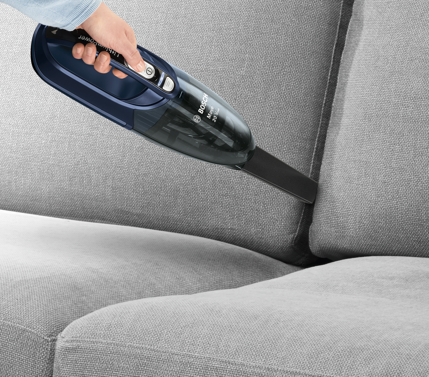 Bosch Handstaubsauger BHN20L, 20V Li-Ion Move dark navy