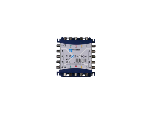 Ersatzgerät / Produktablöse: WISI DXC 0508 anstelle WISI DY 0508 PROSWITCH Multischalter 5 in 8, Kaskade & Stand alone, TERR. Passiv