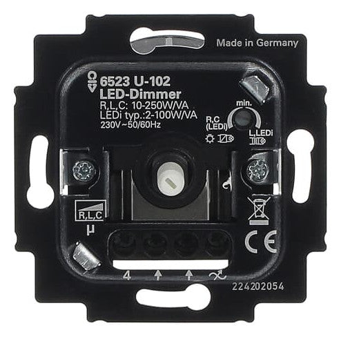 BUSCH-JAEGER 6523 U-102 Busch-Drehdimmer LED 2-100W
