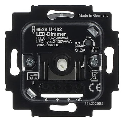 BUSCH-JAEGER 6523 U-102 Busch-Drehdimmer LED 2-100W