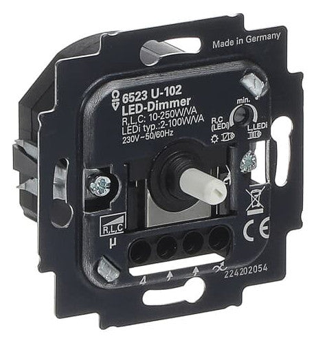 BUSCH-JAEGER 6523 U-102 Busch-Drehdimmer LED 2-100W