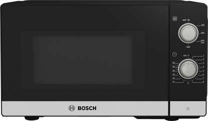 Bosch Serie 2, Freistehende Mikrowelle, 44 x 26 cm, Edelstahl FFL020MS2
