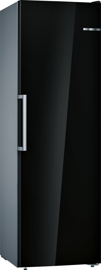 Bosch Serie 4, Freistehender Gefrierschrank, 186 x 60 cm, Schwarz GSN36VBEP
