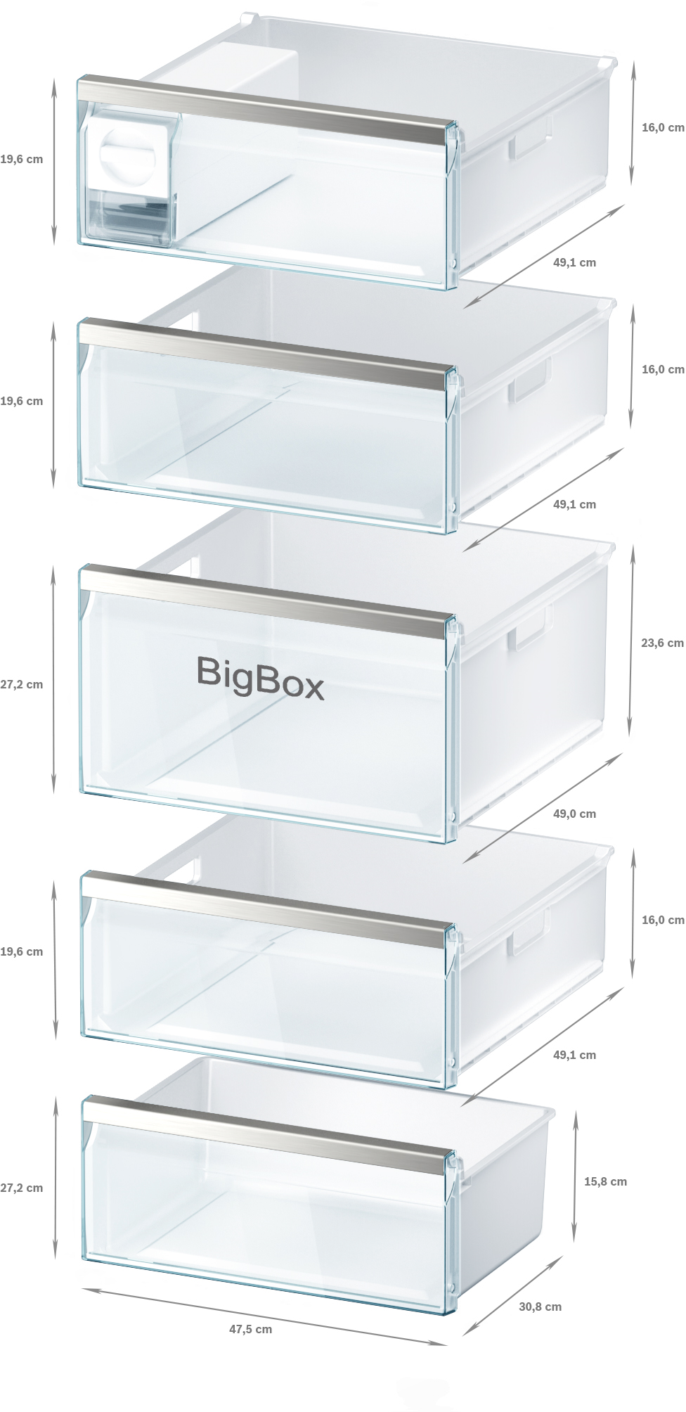 Bosch Serie 6 freistehender Gefrierschrank weiss GSN51AWCV - EEK: C Gerät