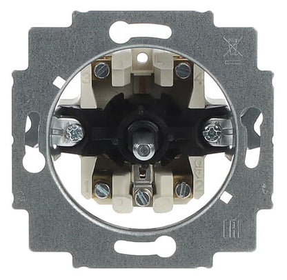 BUSCH-JAEGER 2713 U Jalousie Drehschalter zum Stellen von 3 Zuständen u. a. auch für Bewegungsmelder On/Off/Sensorbetrieb