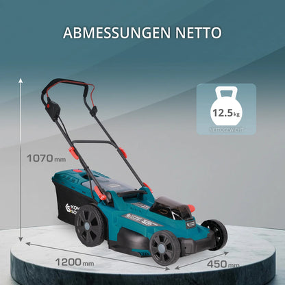 "Könner & Söhnen" Akku-Rasenmäher KS 43LM-40V